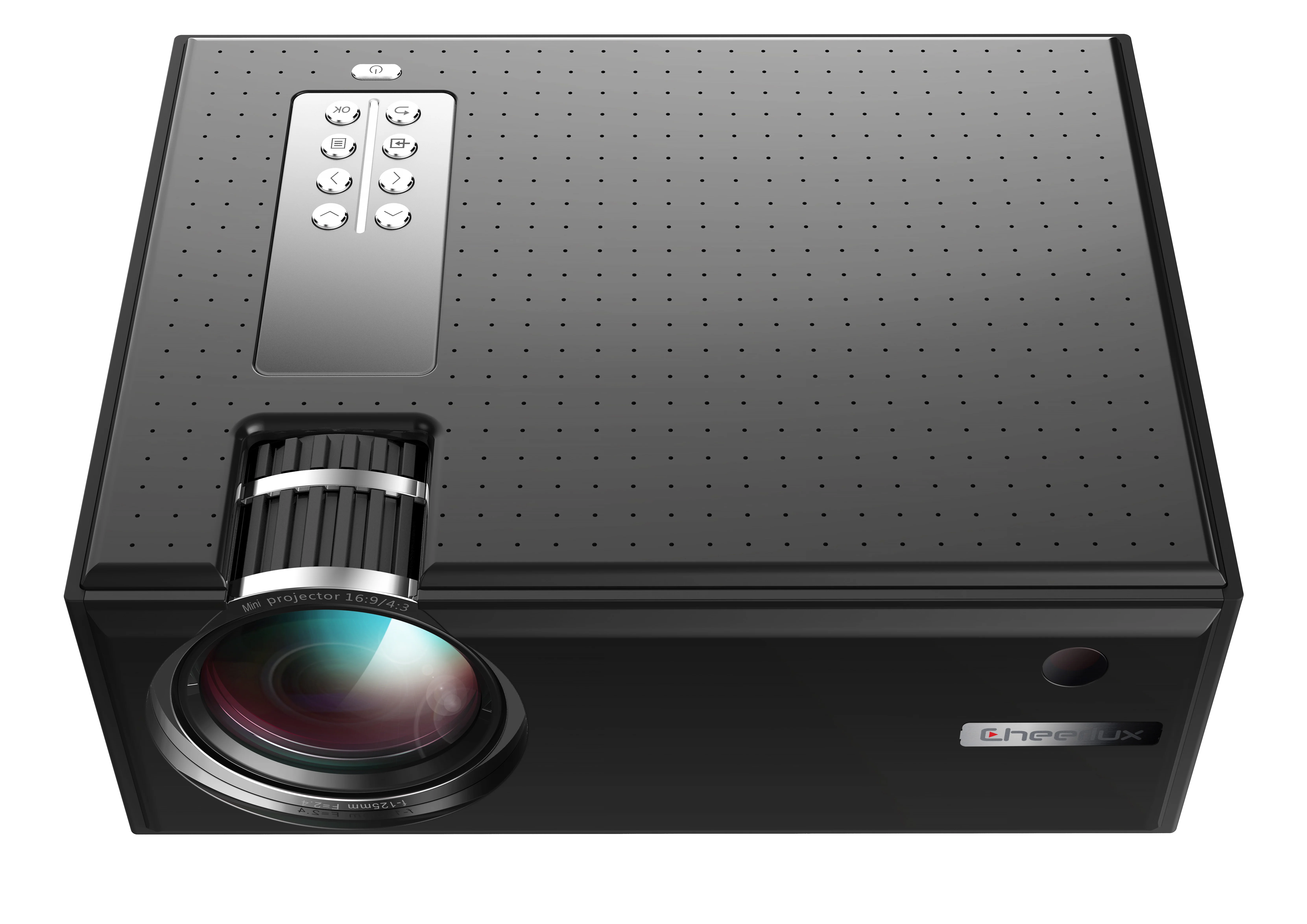 Cheerlux Home Projector Video Beamer Support 1080p Multimedia Portable