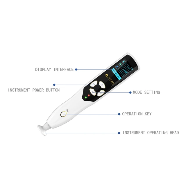 

2020 upgraded Portable cold plasma pen anti acne mole remover plasma, White