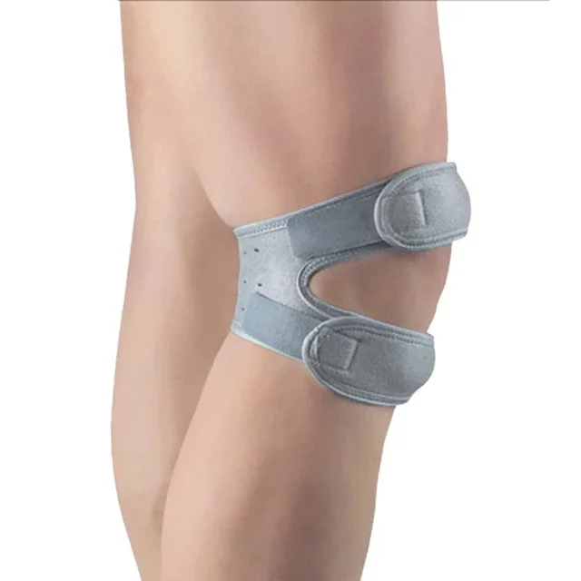 

Free shipping1pcs Knee Support Pad Wrap Sleeve Adjustable Breathable Anti Bump Outdoor Fitness Sports Leg Protector, Grey,blue,light red,black