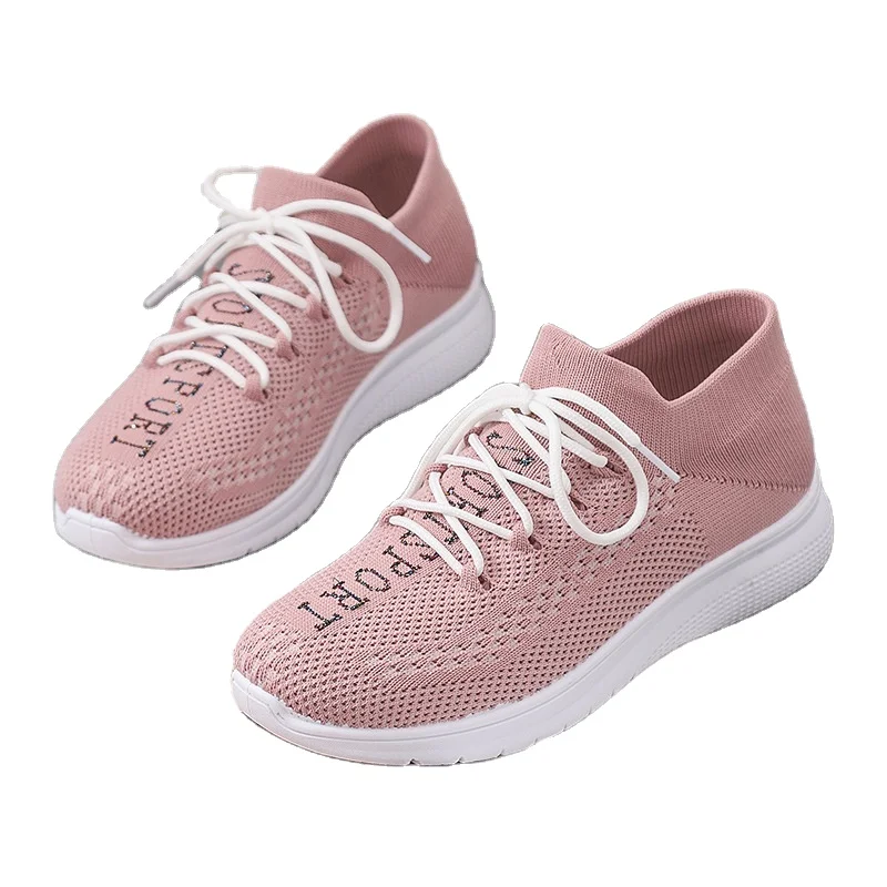 

2021 New arrive style low price women ladies outdoor breathable mesh sneakers comfortable sports shoes, Pictures