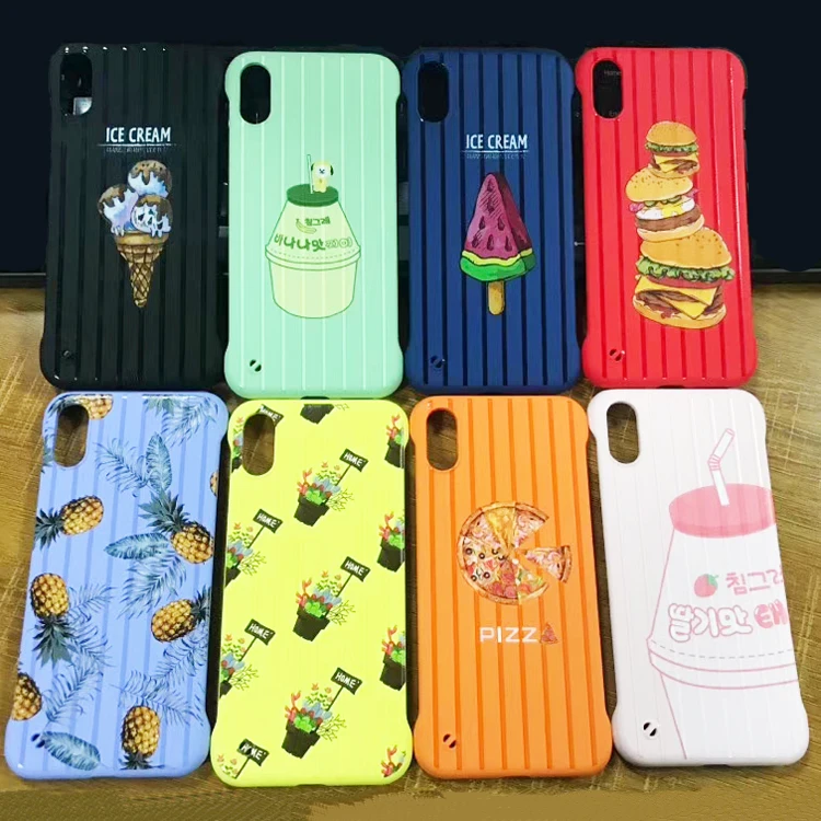 

Fashion luxury travelled box cartoon color printing hard pc without bumper phone case for redmi note 5 pro norte5 soft oil cover