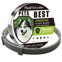 

Flea Tick Collar for Dog Pet, Natural Oils for 8 Months Protection, Adjustable fits for Small Medium Large Dog