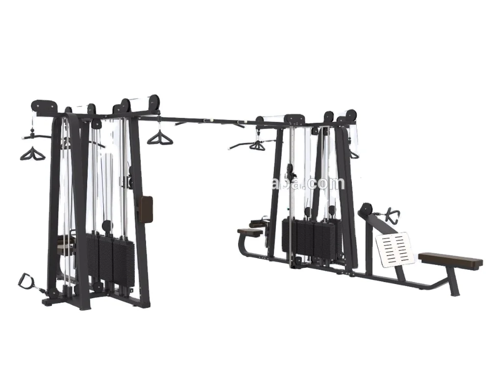 

Commercial Gym Fitness Equipment TB64 multi station multi jungle 8 station gym equipment