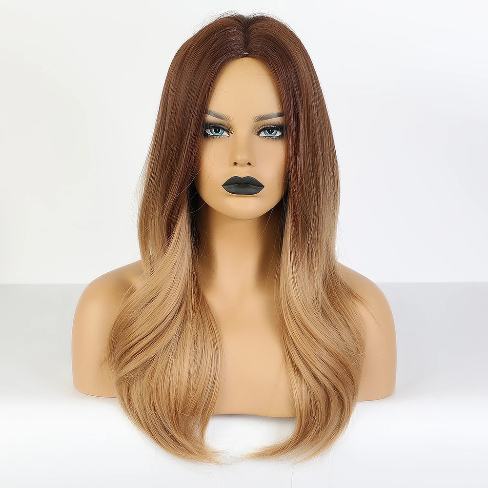 

Factory wholesale exquisite personality wigs synthetic hair european ombre wigs