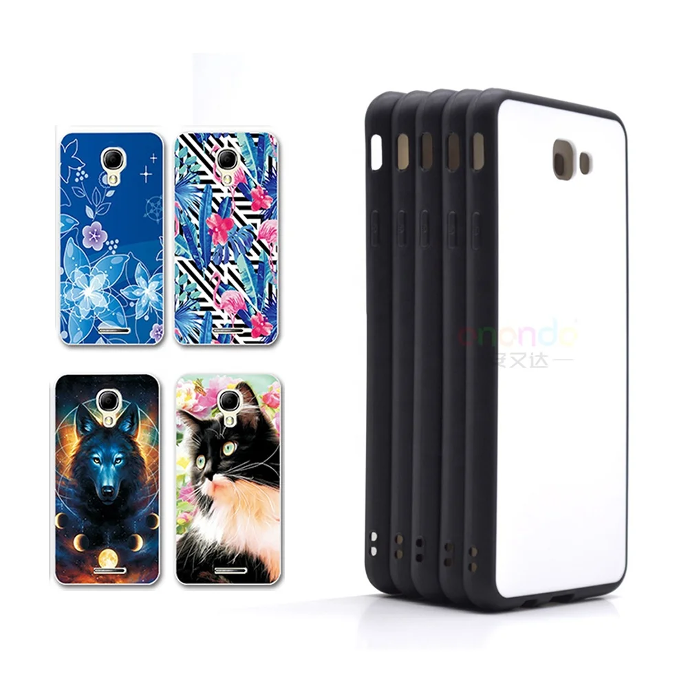 

2 in 1 PC TPU protective shell DIY sublimation case custom coating-free solid white UV printing cell phone cover