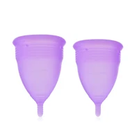 

High Quality Medical silicone menstrual cup with features of soft safety comfortable hygienic and odorless