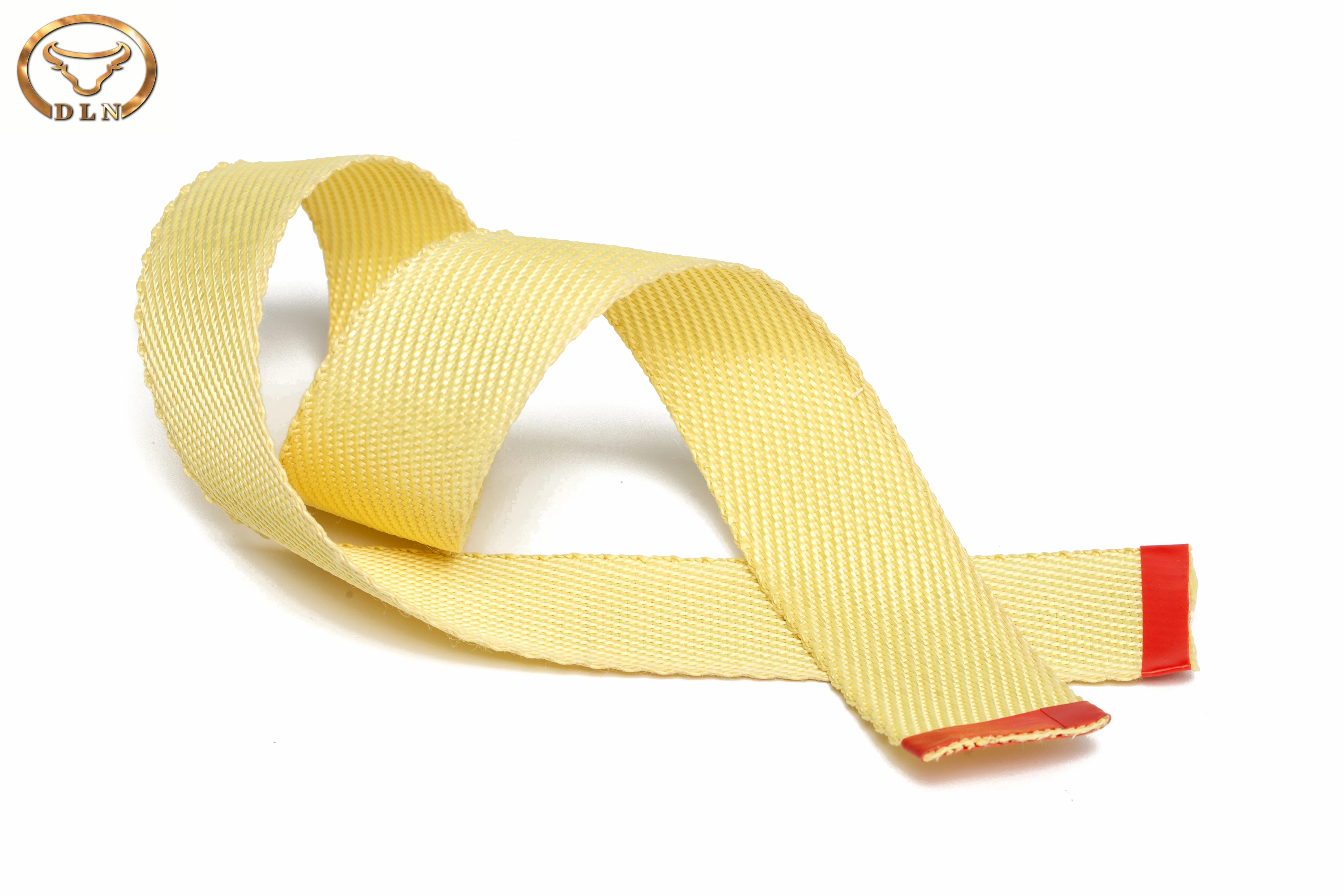 
High temperature resistant and abrasion resistant yellow aramid tapes width from 25mm to 100mm 