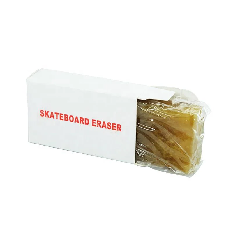 

Wholesale Longboard Cruiser skateboard 75*40*15 mm Griptape Cleaner Gum, Yellow