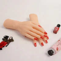 

Tgirl Newest Lifelike For Nail Art Model Female Silicone Practice Hand Mannequin