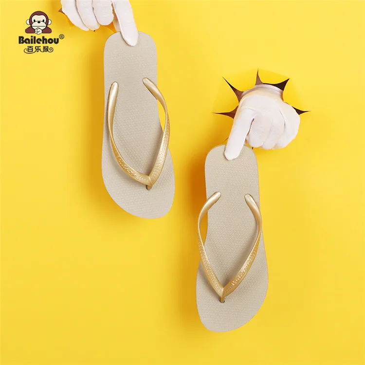 

Hot Sale Casual Breathable Flat Bottom Flip Flops Womens Pvc Slippers