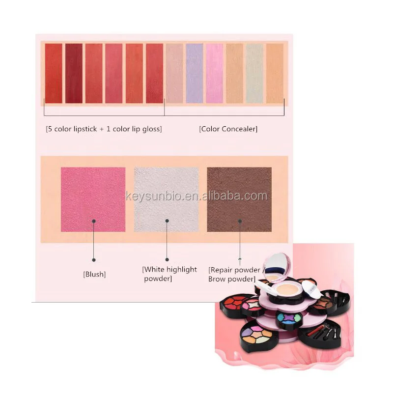 Professional Beauty Cosmetics Wholesale Eyeshadow Makeup Kit For Ladies