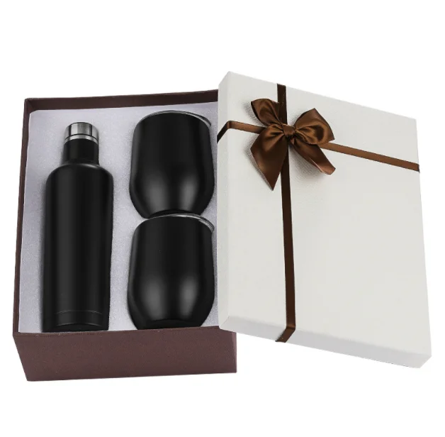 

Christmas Gift 500ml Eco Friendly Double Wall Flask Sublimation Blank Tumbler Customized Wine Tumbler Set