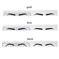 

New Arrival Transparent Disposable Eyebrow Tattoo Ruler Microblading Eyebrow Ruler Sticker For Permanent Makeup Measuring Tools