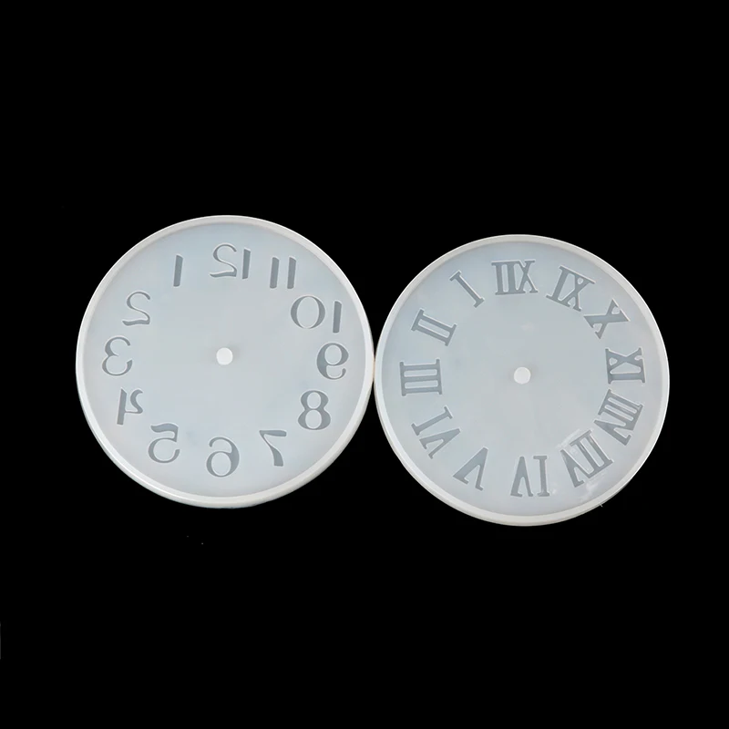 

S816 clear silicone roman clock resin mold for resin crafts, Random