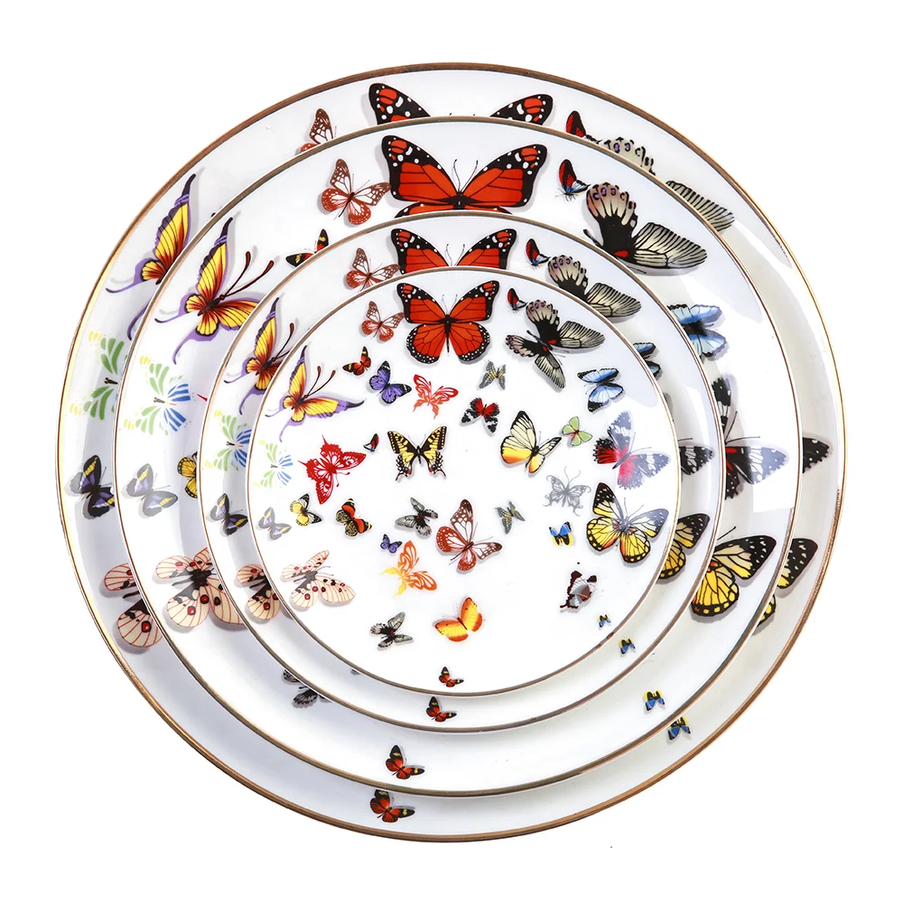 

Chunyu Wholesale new style bone china ceramic plates set dinnerware sets european