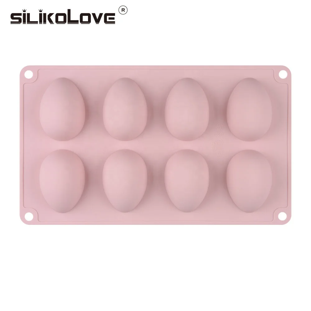 

8 easter egg shape silicone mold for cake decoration , chocolate mold for kitchen bakeware mold