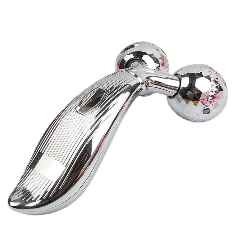

Beauty home use stainless steel ice roller face massager roller, Sliver