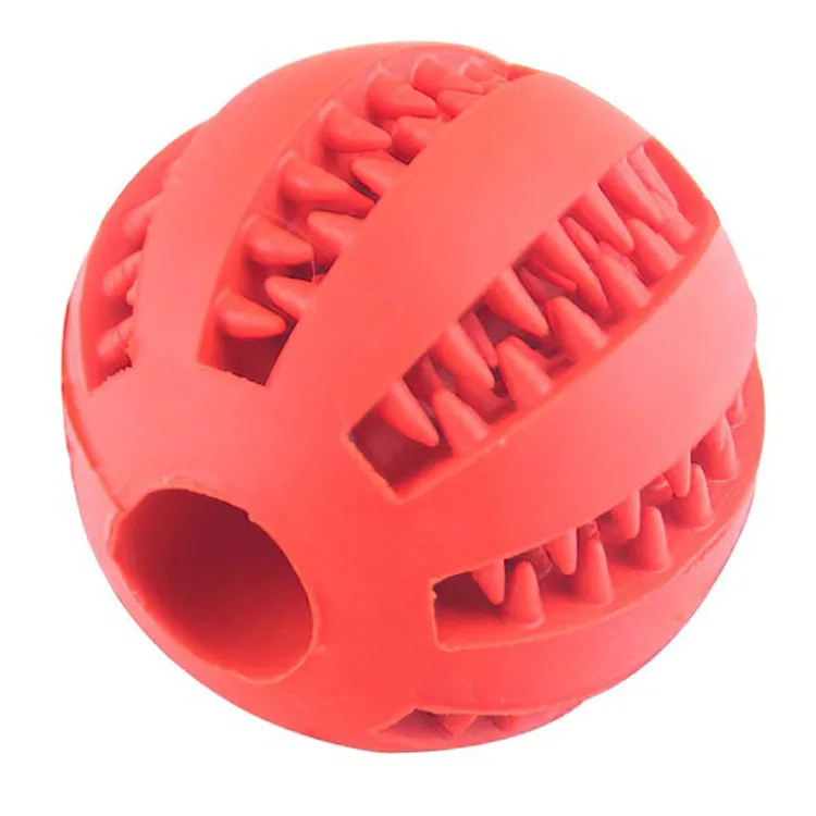 

Dog Toy IQ Treat Ball Nontoxic Bite Resistant Chewing Rubber Toys for Tooth Cleaning Food Dispensing Mental Stimulation Ningbo, Customized