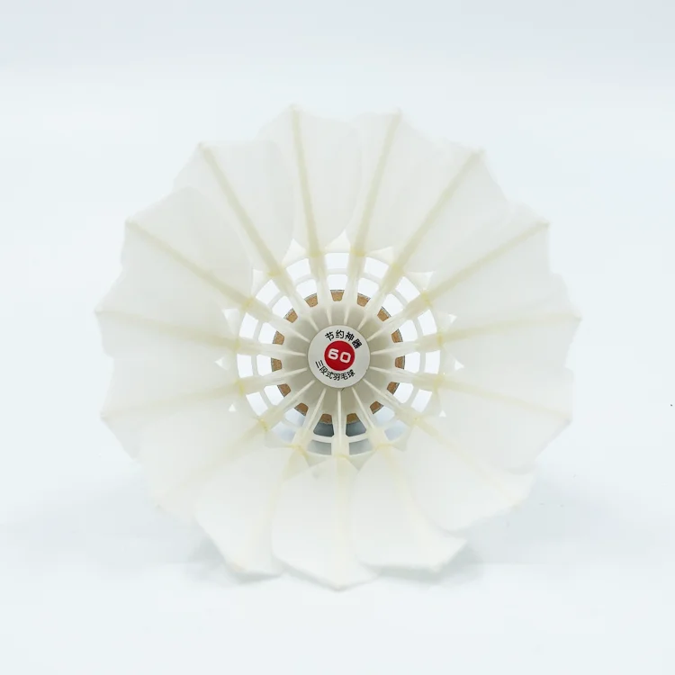 Dmantis D60 Indoor Badminton Shuttlecock Model with High Flight Stability Durable Duck Material Training Usage-Cork Head