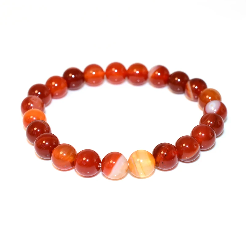 

Trade Insurance Natural Stone Beads High Grade  Carnelian Bracelet, Picture shows
