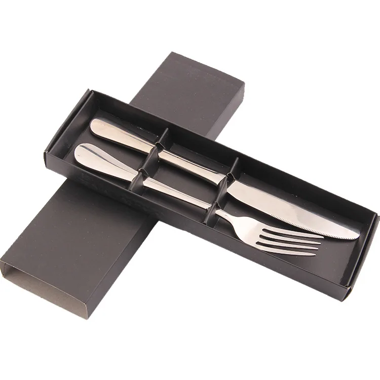 

Amazon 2-Piece Stainless Steel Flatware Set Fork Knife Utensil Set For Dinner Cutlery set With Gift Box