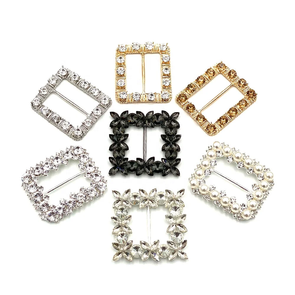 

High Quality Custom Metal Buckle Rhinestone Round Buckle For Garment Coat, Silver,gold,black