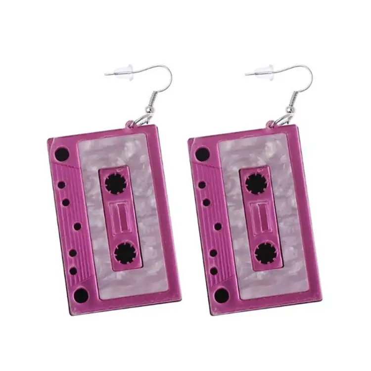 

Wholesale women fashion stud pendant Acrylic tape jewelry Earrings, Picture