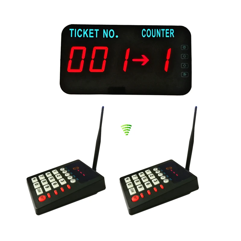 

Queue Manage System for Clinic Wireless Calling System with Counter Keypad and Display Screen for Bank Queuing