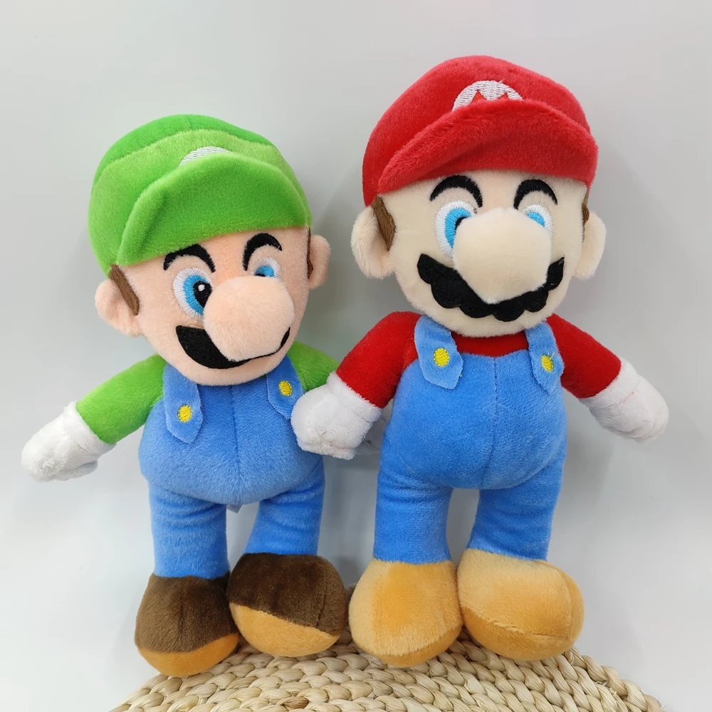 

Super Bros Plush Toy Mario Doll Toy Soft Stuffed Animal Dolls Toy Kids Children Birthday Mario Plush Doll