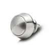 12mm dome button head 2 pin J pin terminal / screw terminal pushbutton switch
