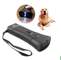 

Double Ultrasonic Dog Chaser Anti Barking Stop Bark Pet Dogs Training Device Portable Handheld LED Infrared Dog Repeller Control