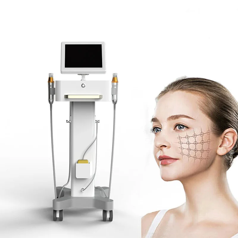 

Microneedle Wrinkle Remove Scar Acne Treatment Skin Tighten Standing Face Lift RF Microneedle Fractional Machine