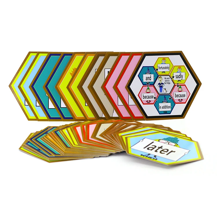 

OEM math flash cards memory paper card game set for kids, Cmyk