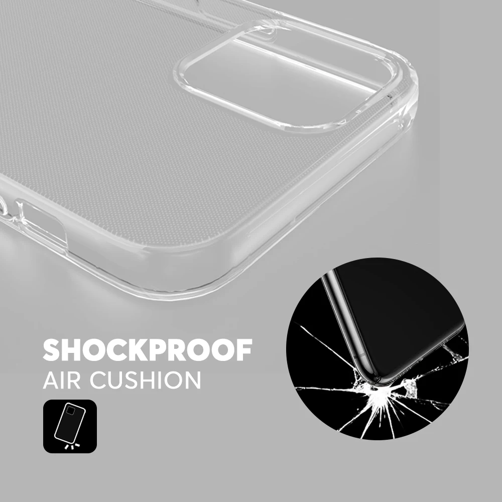 For Iphone Case Shockproof Tpu Transparent Clear Cell Mobile Phone Case