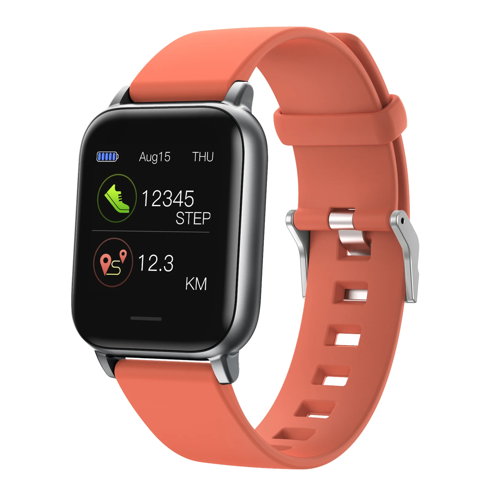 

Hot selling intelligent smart watch health fitness tracker smart wristband for S50 smartwatch, Black white