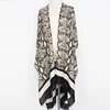 Python print snakeskin female ruana print kimono women beachwear spring wrap ladies cover up custom shawl