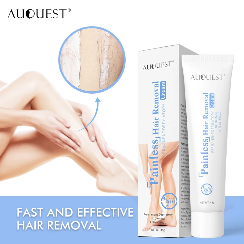 

Auquest OEM Private Label Painless Hair Removal Cream, White