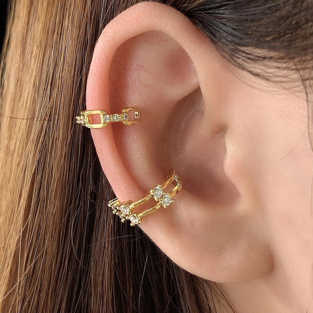 

hottest selling earcuff earrings 18k gold jewelry ear cuff ering non pierced