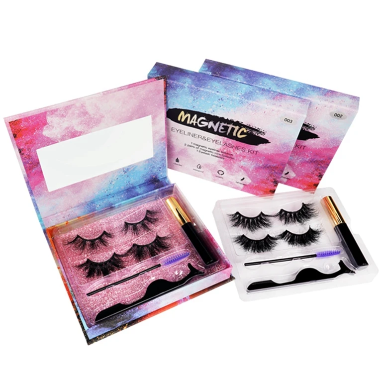 

Guaranteed Quality Unique Wholesale 2 Pairs Faux Magnetic Mink 25Mm Eyelashes