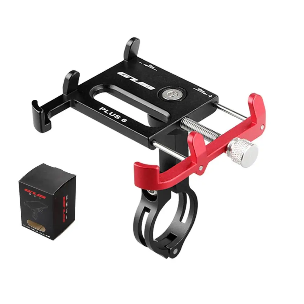 

Aluminum Alloy Gub Plu 6 Cell Mount Motorcycle Phone Bicycle Bike Mobile Holder, 7 colors