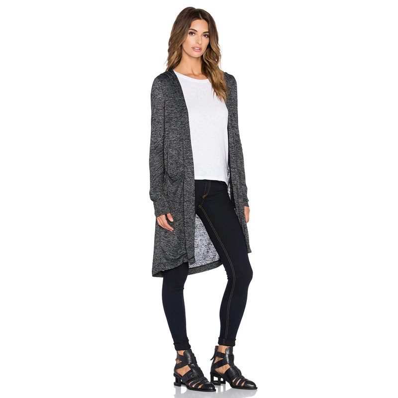 

New Spring Autumn Plain Knitted Long Sleeve Ladies Hooded Cardigan Women Hot Sale 100% Polyester Sweater, Blue,white,khaki,red,black