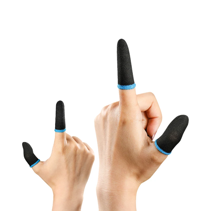 

Gaming sleeves high quality fingertip game controller sweatproof gaming thube sleeves, Black