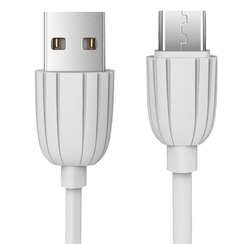 

FONENG wholesale cheap price usb smart date sync cable phone charging micro fast android charger usb charging cable, White