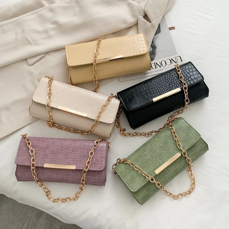 

2020 new arrivals ladies bags gold chain shoulder bags Women Crossbody Bags