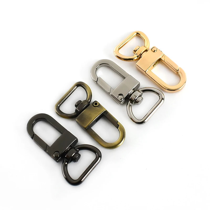 

Mettee F3-33-16mm D Tail Alloy Door Clasp Bag Jewelry Hardware Accessories Handbag Swivel Trigger Buckle, Gold,sliver,gun black,bronze