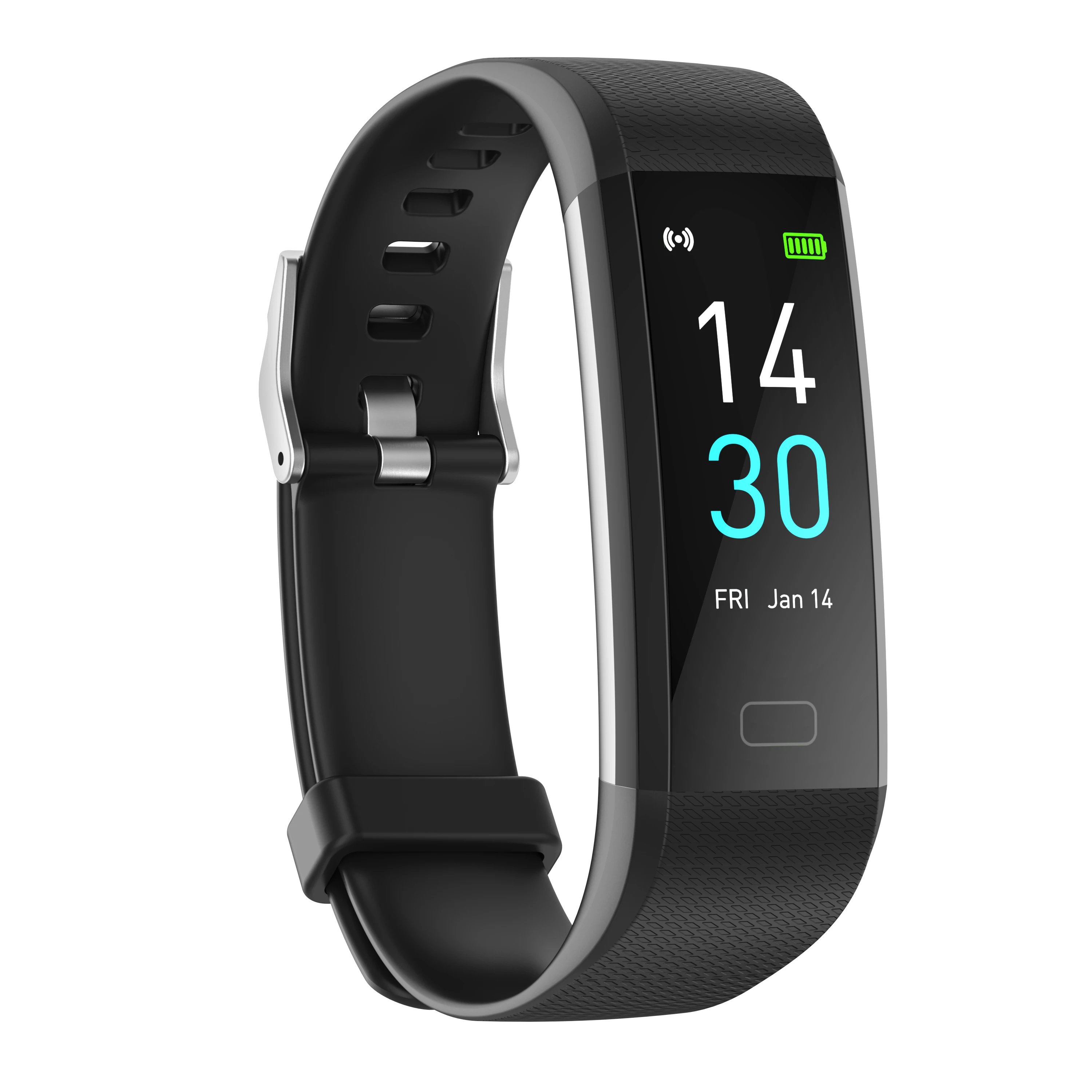 

ce rohs smart band Amazon Heart Rate Monitor Band Fitness Tracker Wristband Smart Watch Fit Bit, Black,blue,purple,pink,green