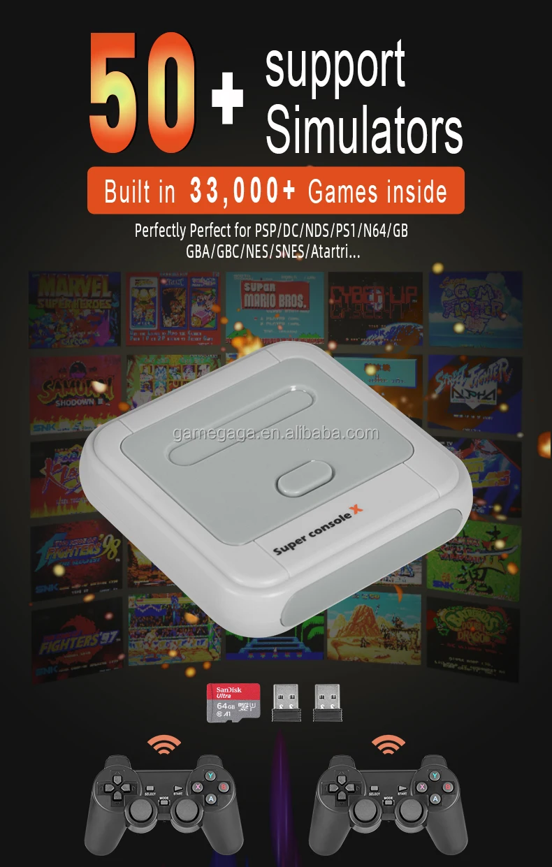 Amazon Super Console X Builtin 50000+ Retro Games 4k Hd Video Game