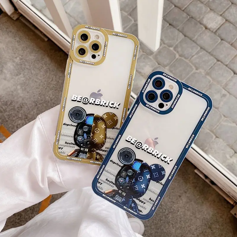 

Personality Angel Eyes Street Violence Cartoon Phone Case for iPhone 12 Promax, Transparent