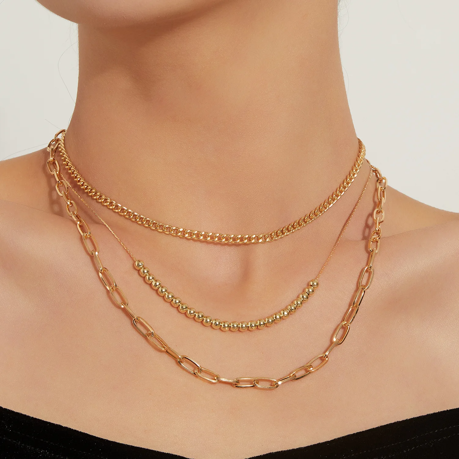 Bohemian Dainty Layered Choker