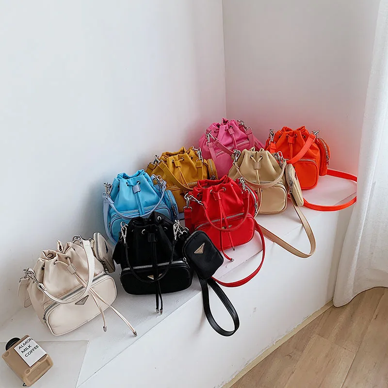 

FANLOSN Trending Bucket HandbagsFor Women Cross Body Bags Women Bucket Bags, White,black,pink,blue,orange,yellow